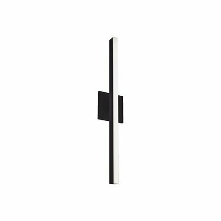 KUZCO LIGHTING Slim State-Of-The-Art Style Linear LED Aluminum Wall Sconce WS10324-BK